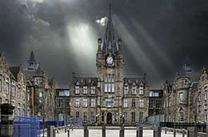 Pettycur Bay FifeEntrance Old Royal Infirmary of Edinburgh 